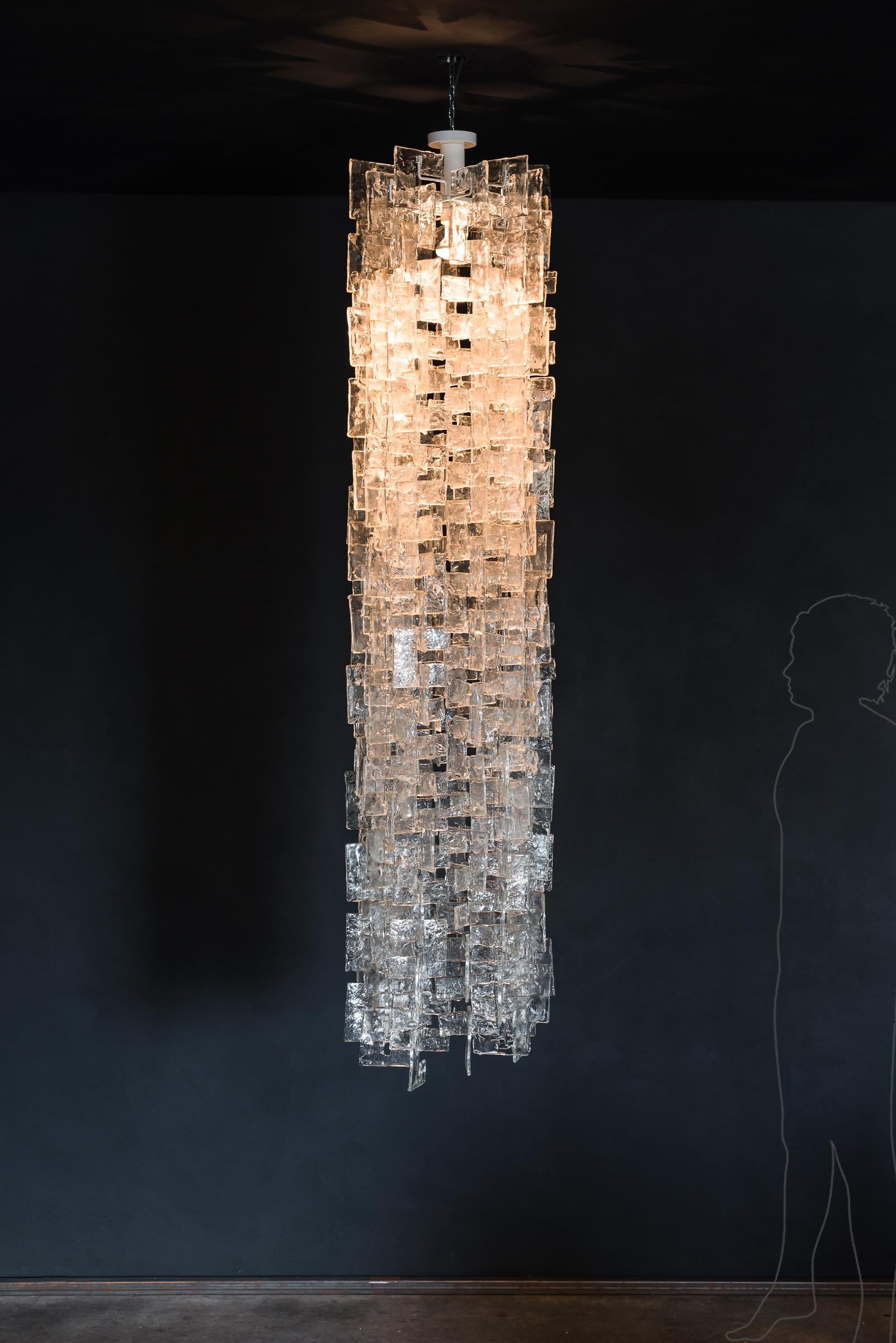 Cascading Light by Carlo Nason for Mazzega In Excellent Condition In Melbourne, VIC
