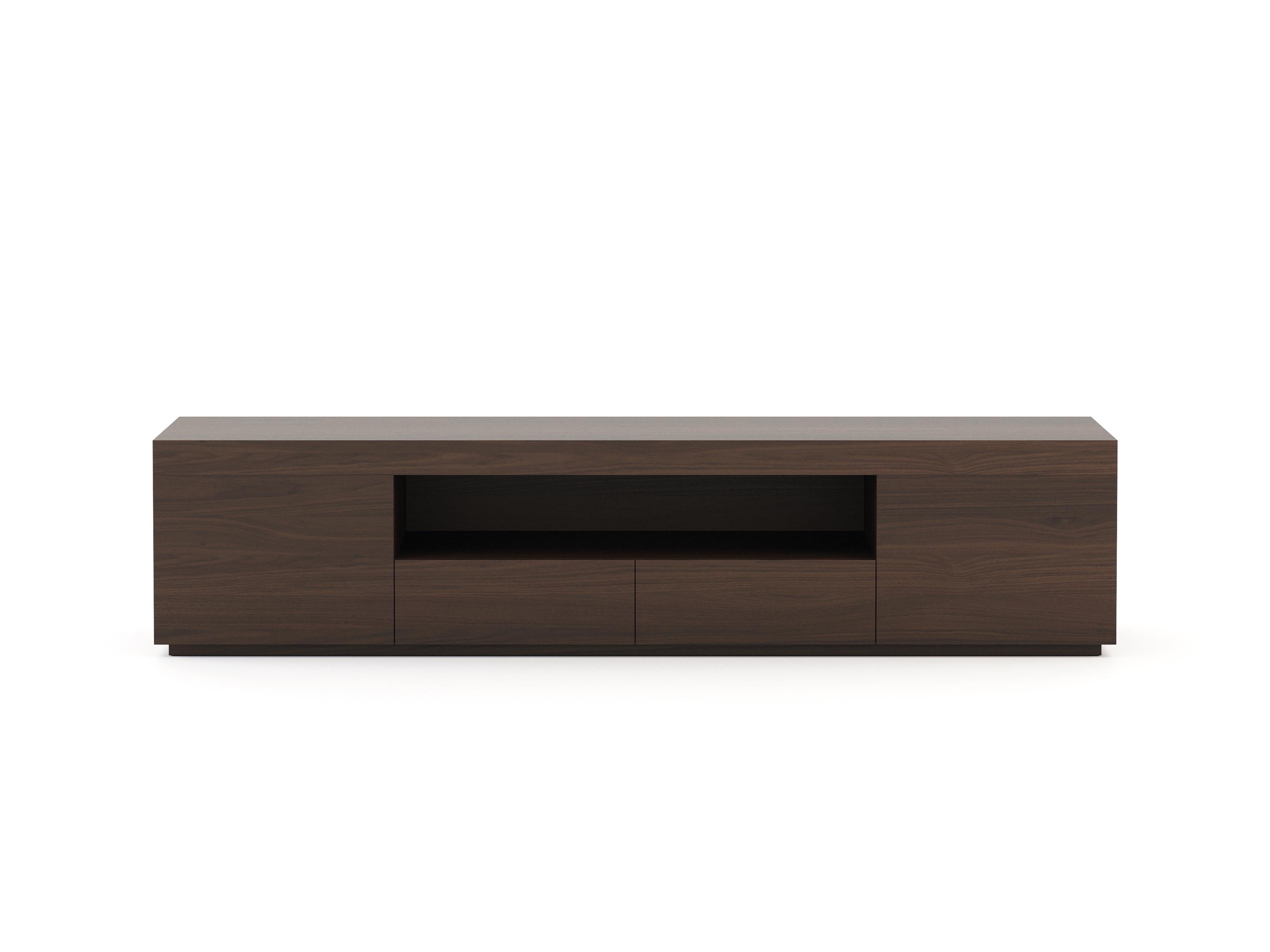 Contemporary Modern Cascais Tv Cabinet made with Oak and lacquer, Handmade by Stylish Club For Sale