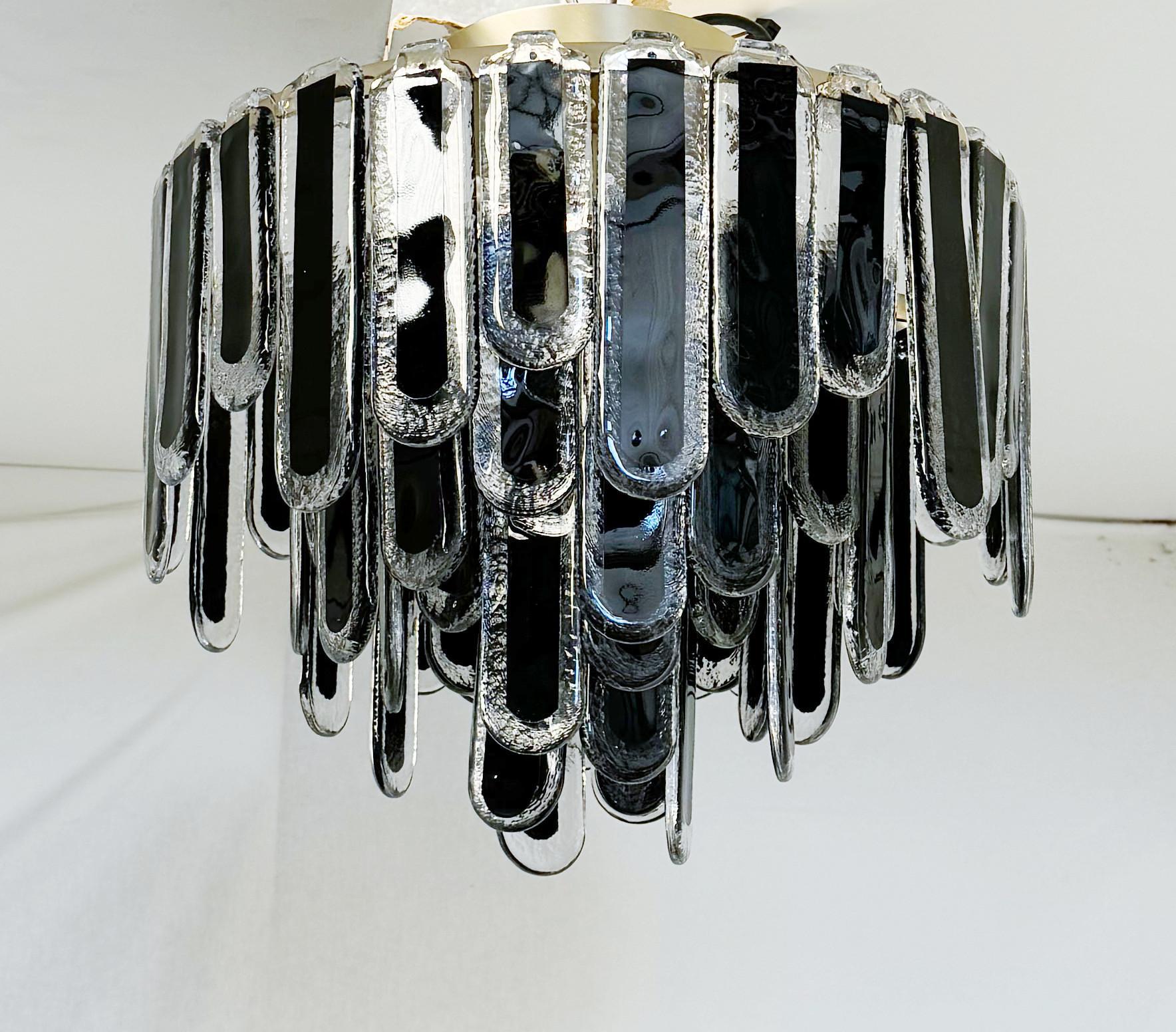 Mid-Century moderno Lampadario Cascata di Fabio LTD in vendita