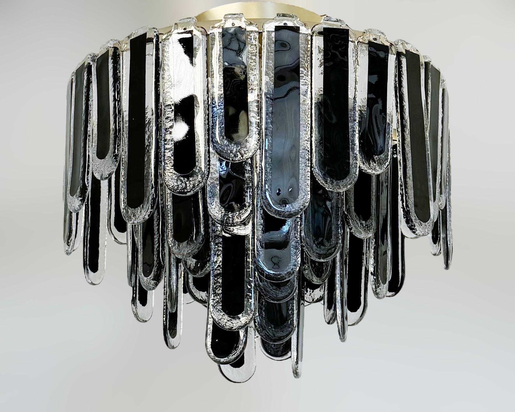 Mid-Century moderno Lampadario Cascata di Fabio LTD in vendita