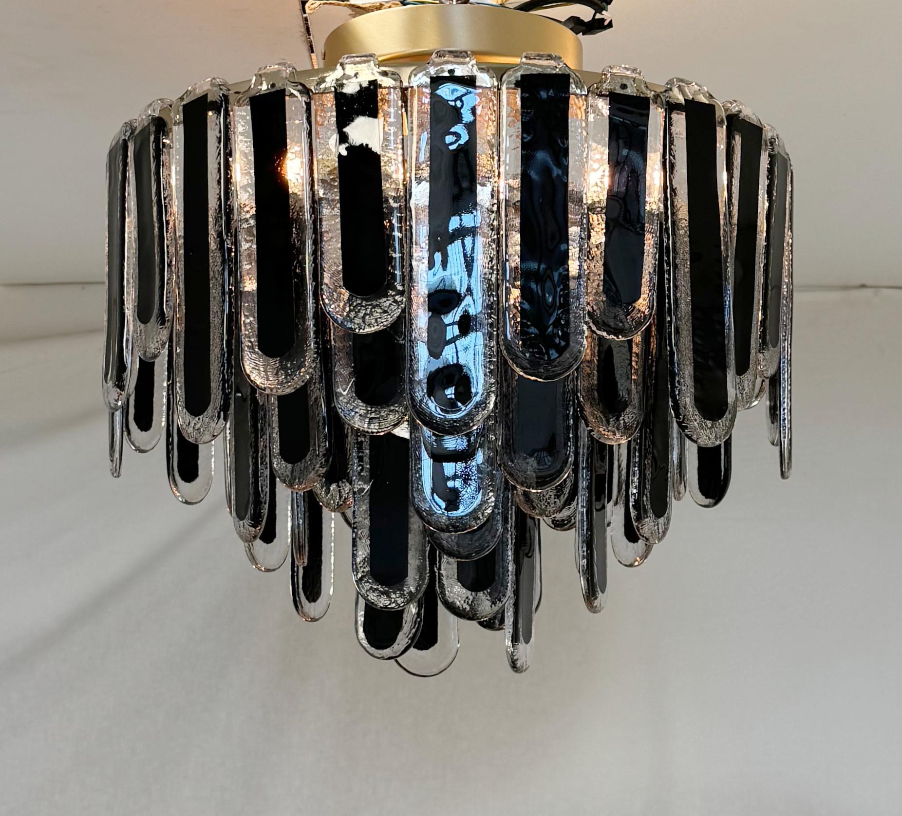Ottone Lampadario Cascata di Fabio LTD in vendita