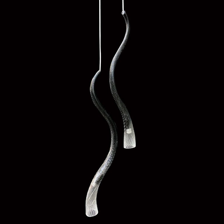 Cascata D'Acqua 2Light Pendant Lamp For Sale at 1stDibs