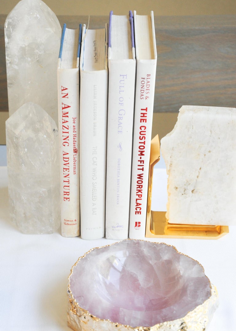 Cascita Bowl in Quartz and 24-Karat Gold by Anna Rabinowitz For Sale at ...