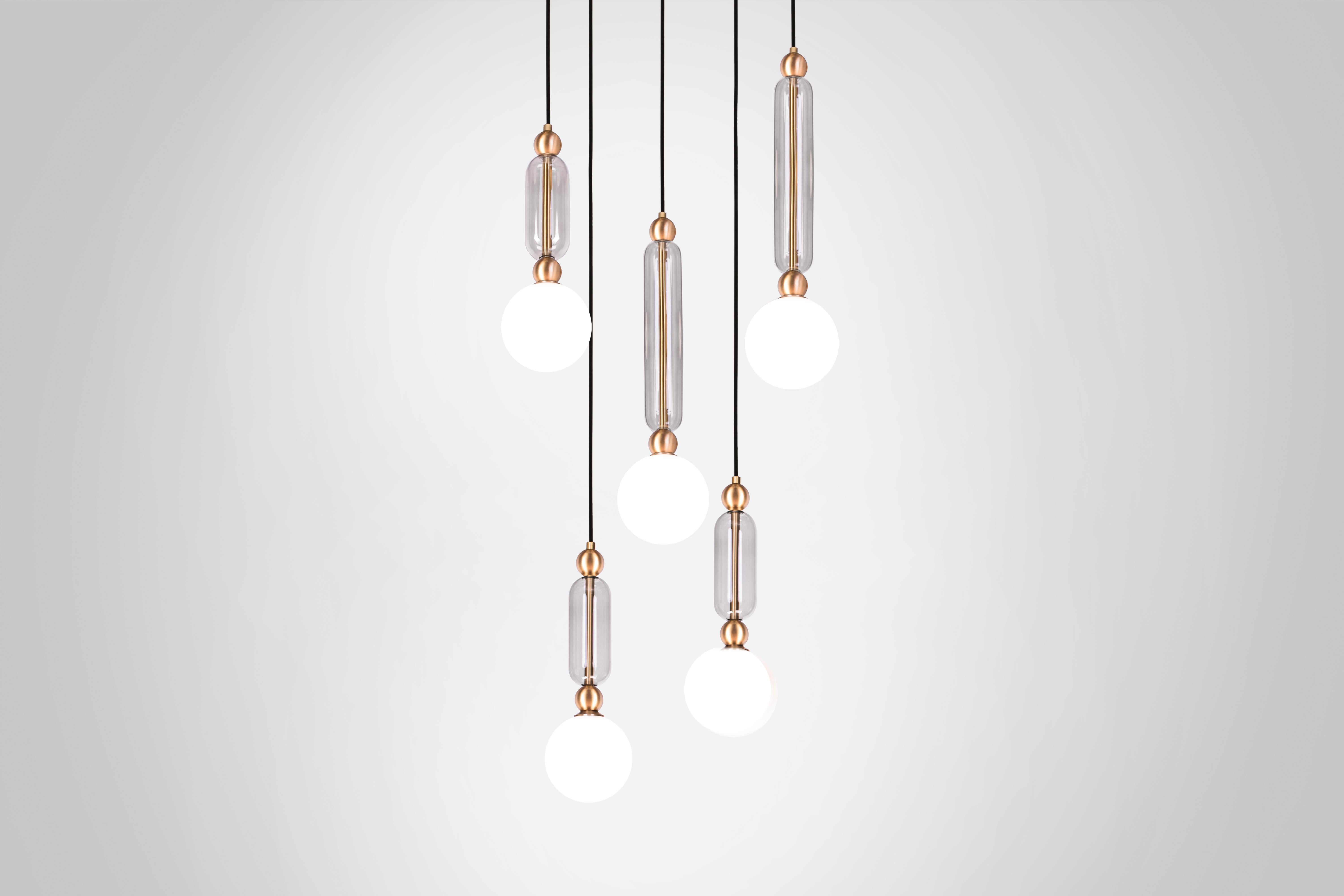 Laiton Coffret - pendentif 5 pièces en vente