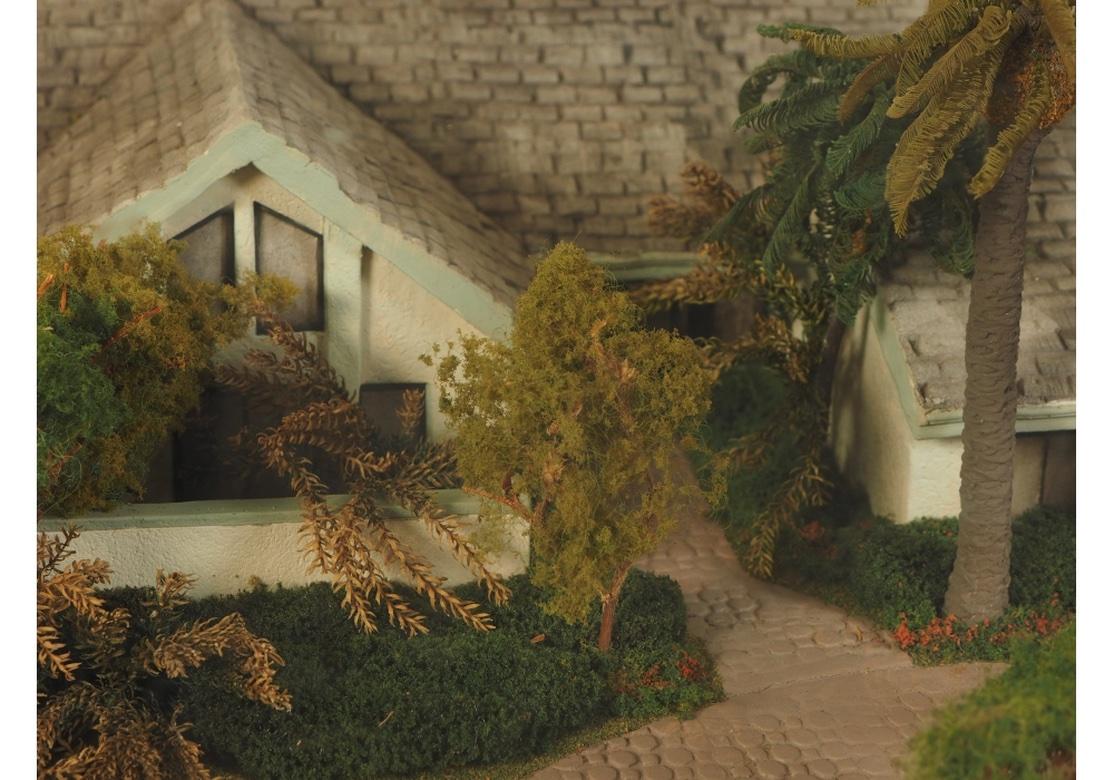 Modèle architectural avec maison et propriété en vente 4