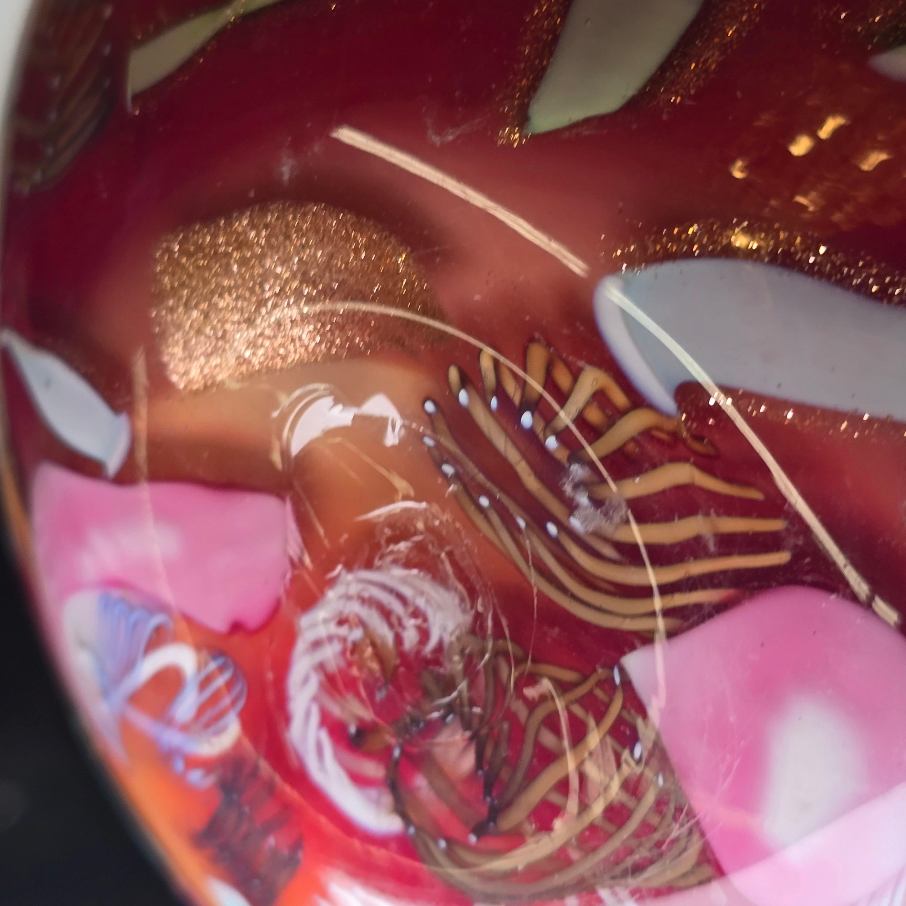 Vaso Tutti Fruiti in vetro incamiciato di Avem in vendita 1
