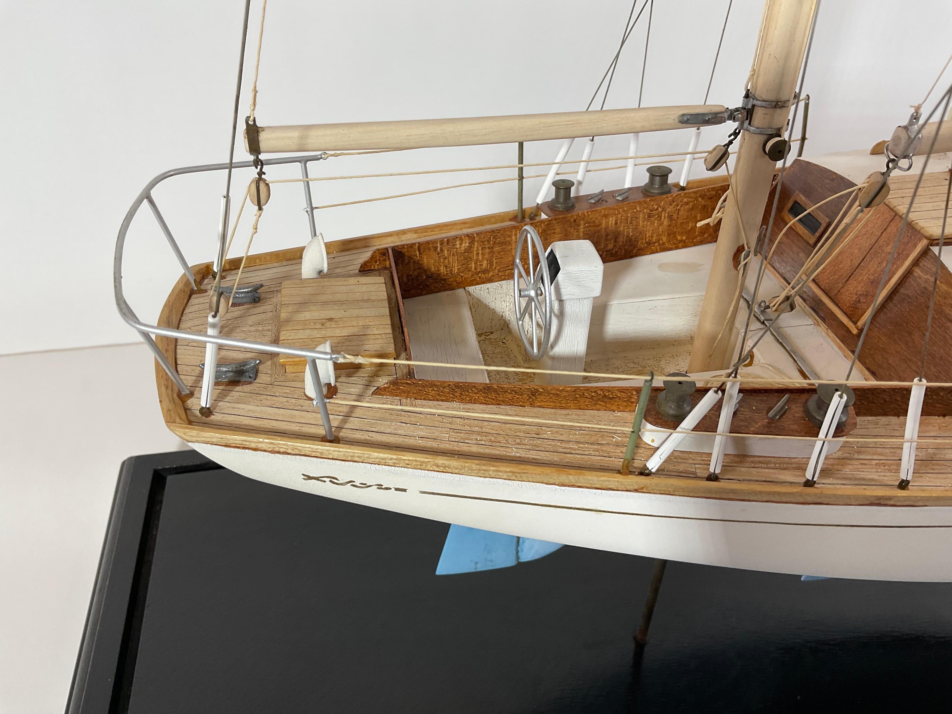Cased Model Of A Cheoy Lee Offshore 47 Ketch For Sale 4