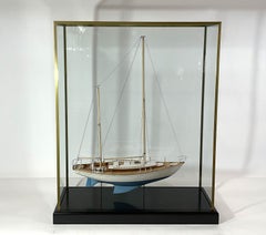 Cased Model Of A Cheoy Lee Offshore 47 Ketch