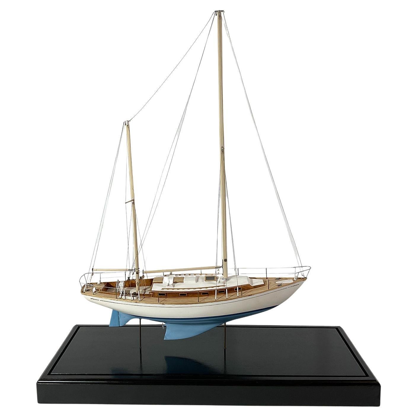 Cased Model Of A Cheoy Lee Offshore 47 Ketch For Sale