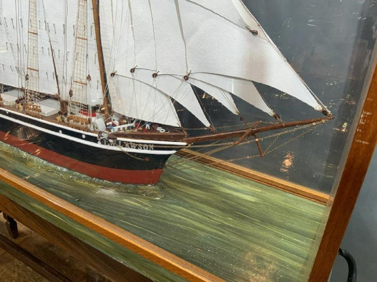 Wood Cased Model of the Famous Quincy Mass For Sale
