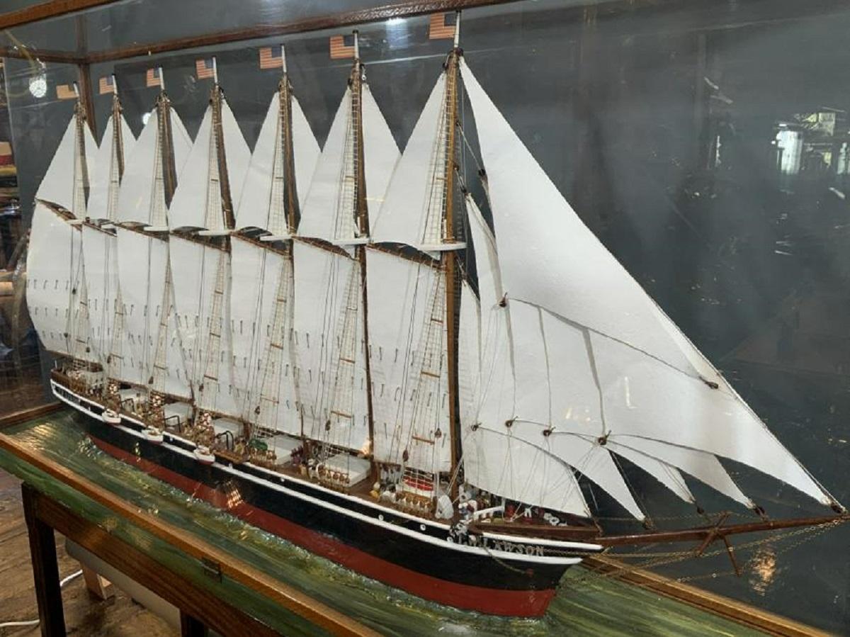 Cased Model of the Famous Quincy Mass For Sale 1