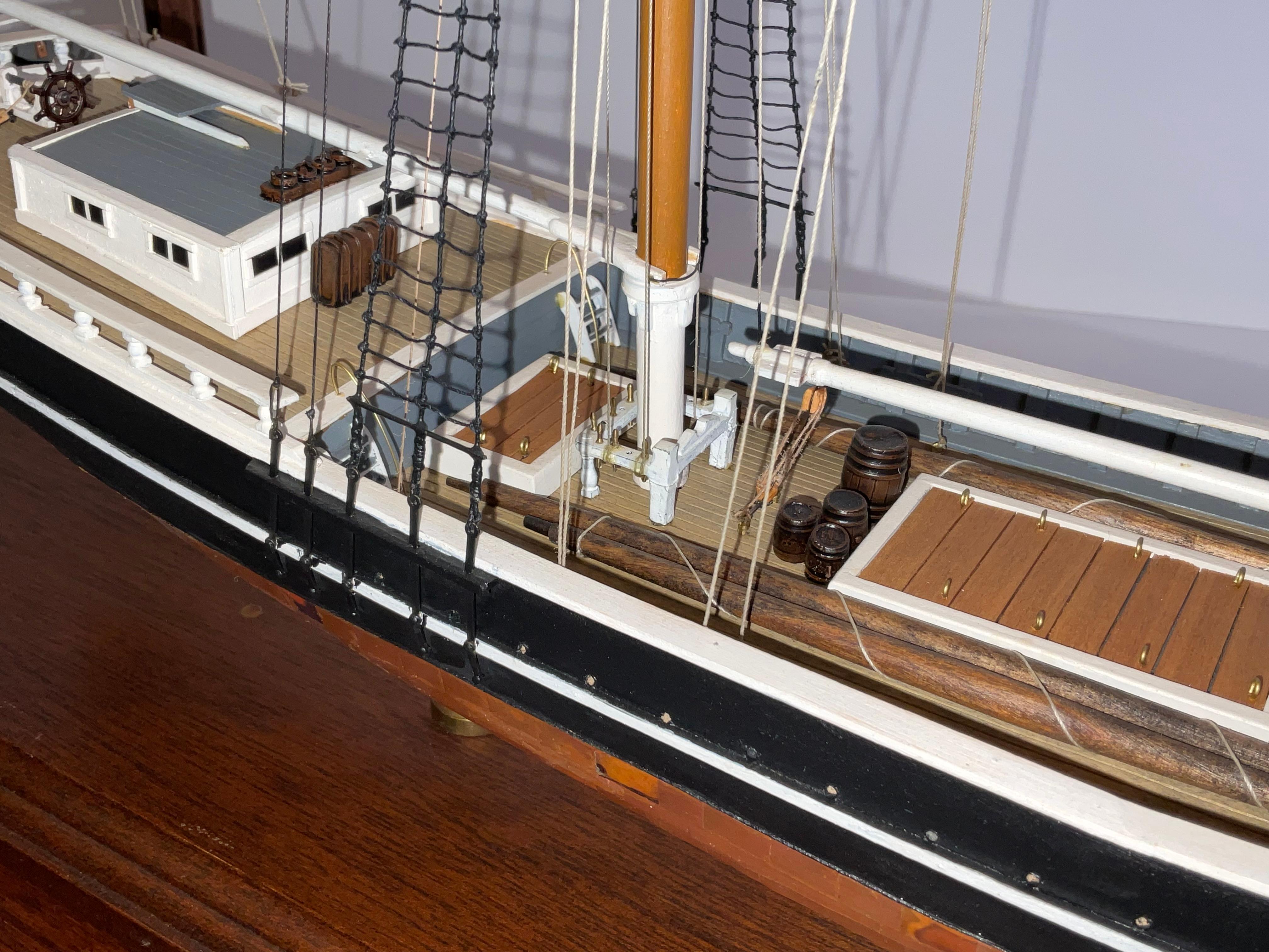Cased Model of the Topsail Schooner Eagle For Sale 13