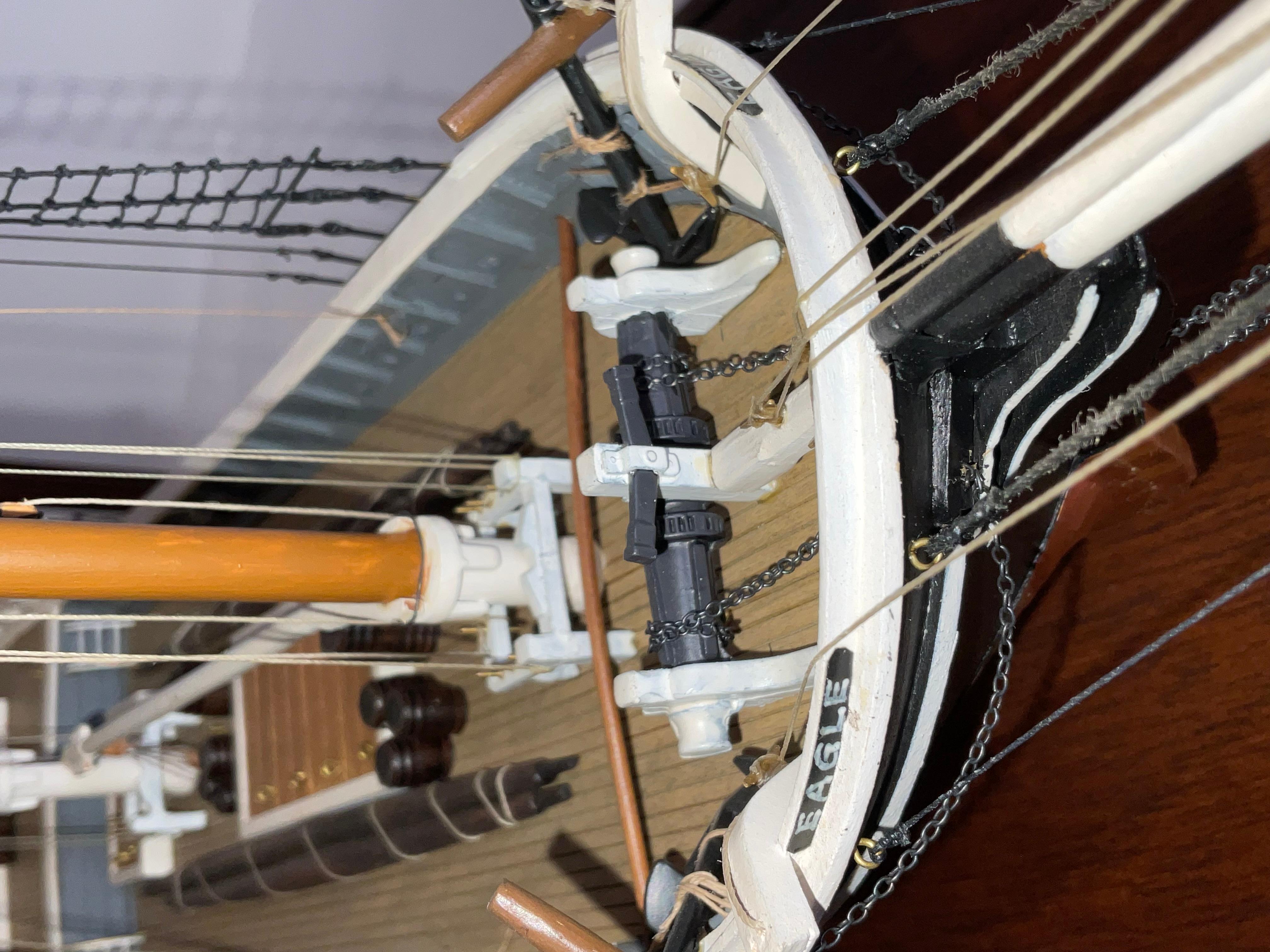 Cased Model of the Topsail Schooner Eagle For Sale 14