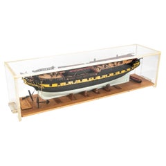 Cased Ship Model of the United States Frigate "Essex" 1799