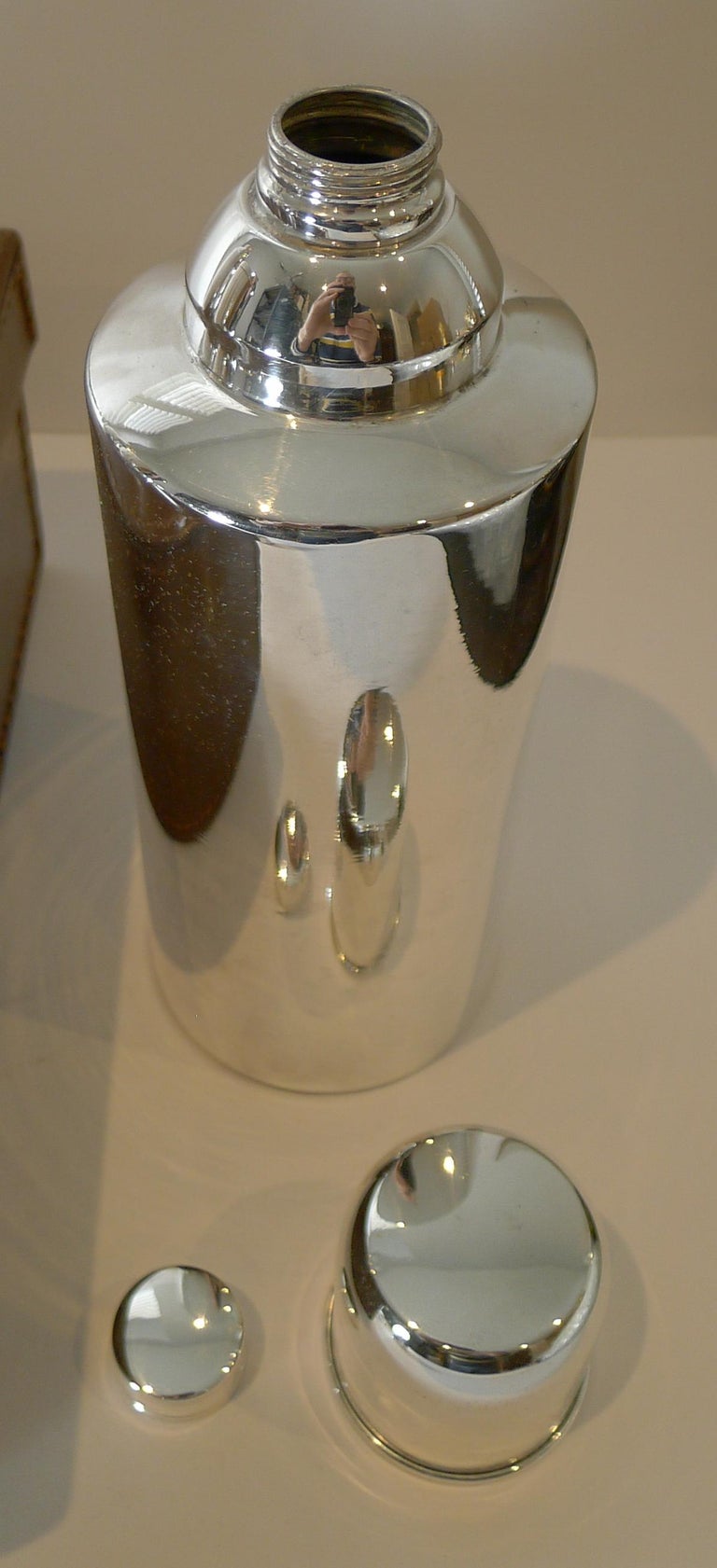 Cased Travel Cocktail Shaker / Drinks Set, c.1930 at 1stDibs