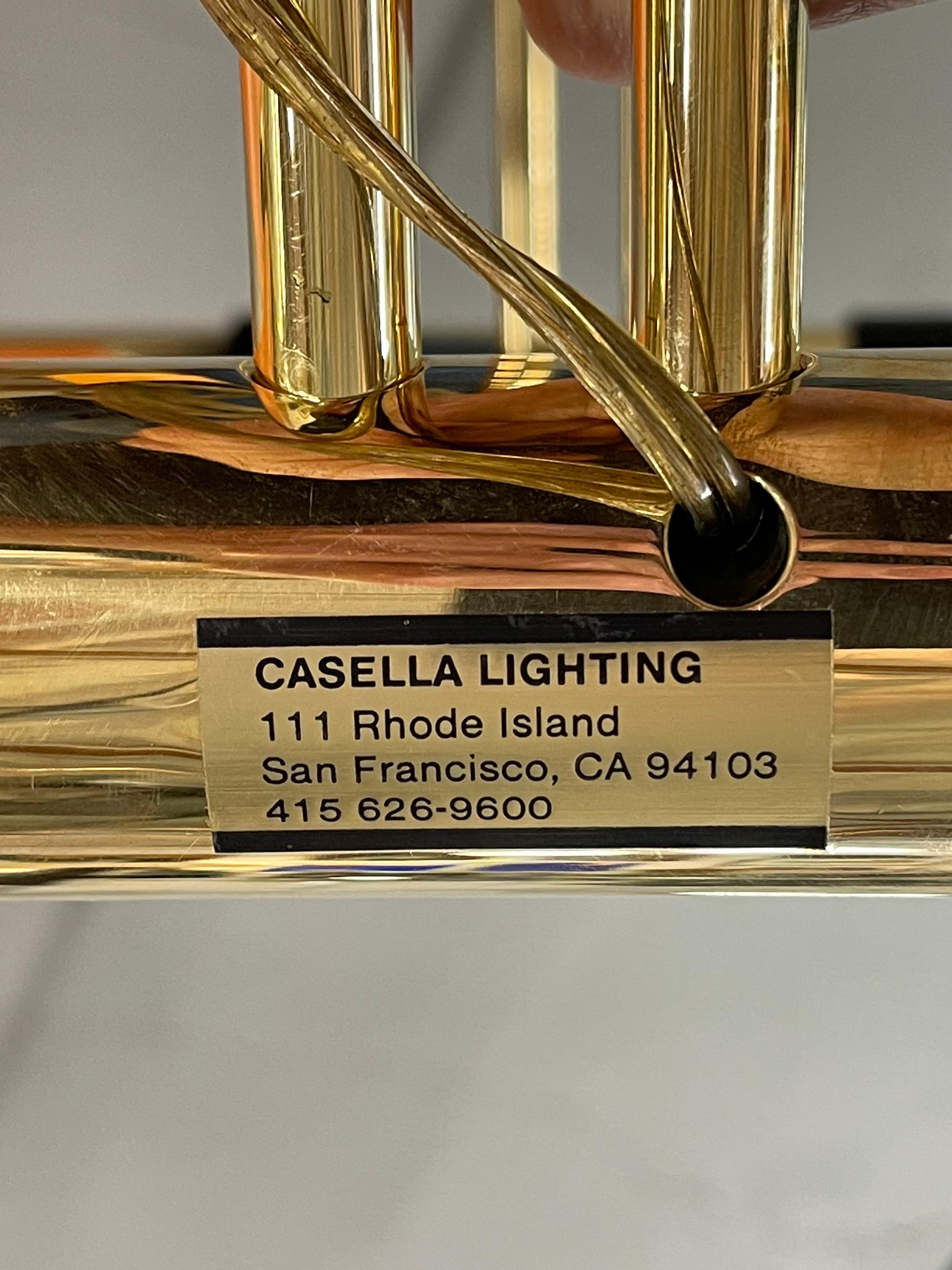 Casella 1970s Brass Desk Lamp For Sale 3