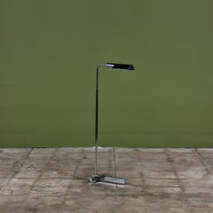 Lampadaire Casella Chrome avec pied en T