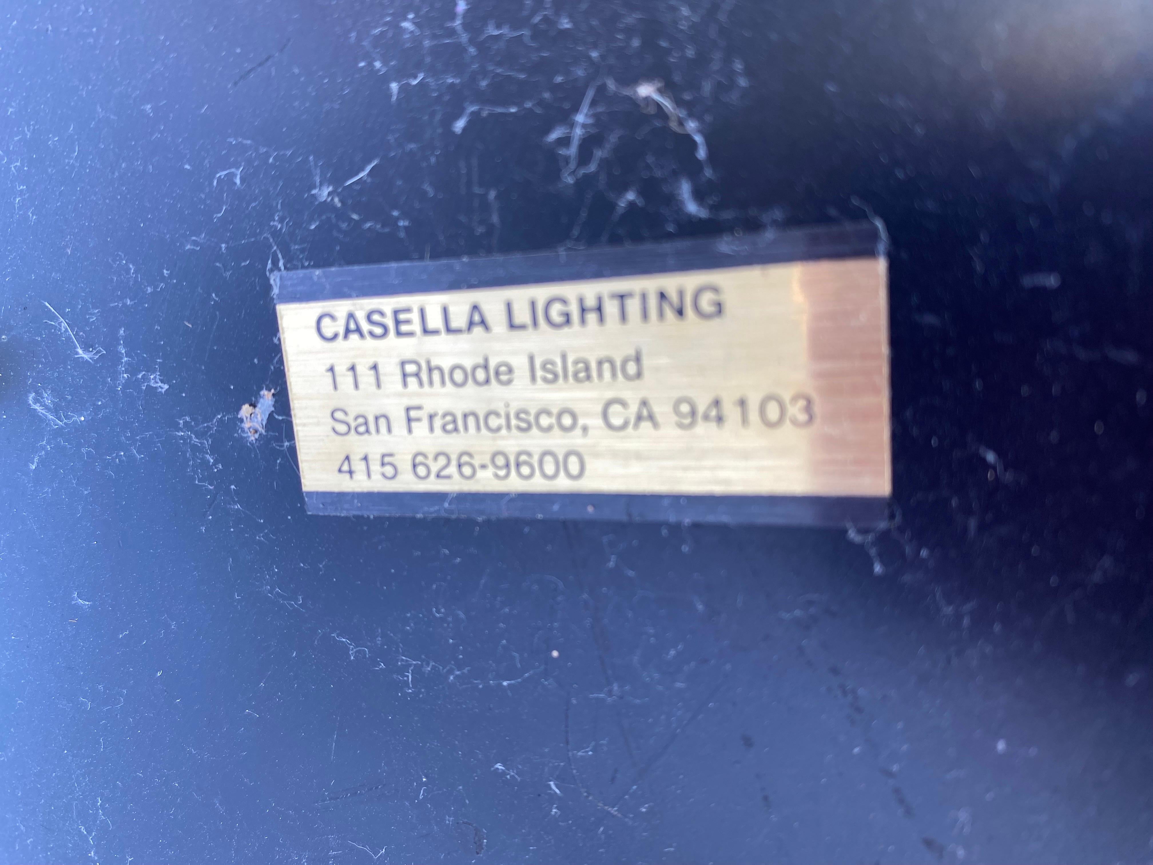 Casella Lighting Pair of Adjustable Chrome Floor Lamps 2