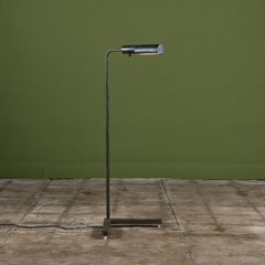 Lampada da terra in ottone patinato Casella