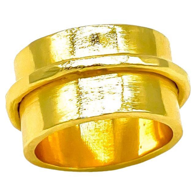 Casey - Ring Band 14k Gold Plated For Sale