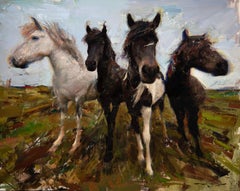"Ancient Breeds" Oil Painting 48" x 60" inch by Casey Baugh
