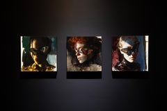 "Coquelicot" Oil painting 12" x 12" inch by Casey Baugh