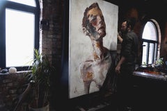 "Figure II" Oil Painting 72" x 48" inch by Casey Baugh