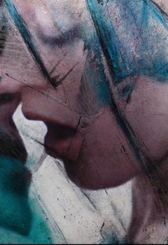 Used "Future Love" Oil Painting 72" x 60" inch by Casey Baugh