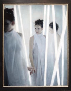 "Lost In Light" (FRAMED) Oil Painting 43" x 33" inch by Casey Baugh