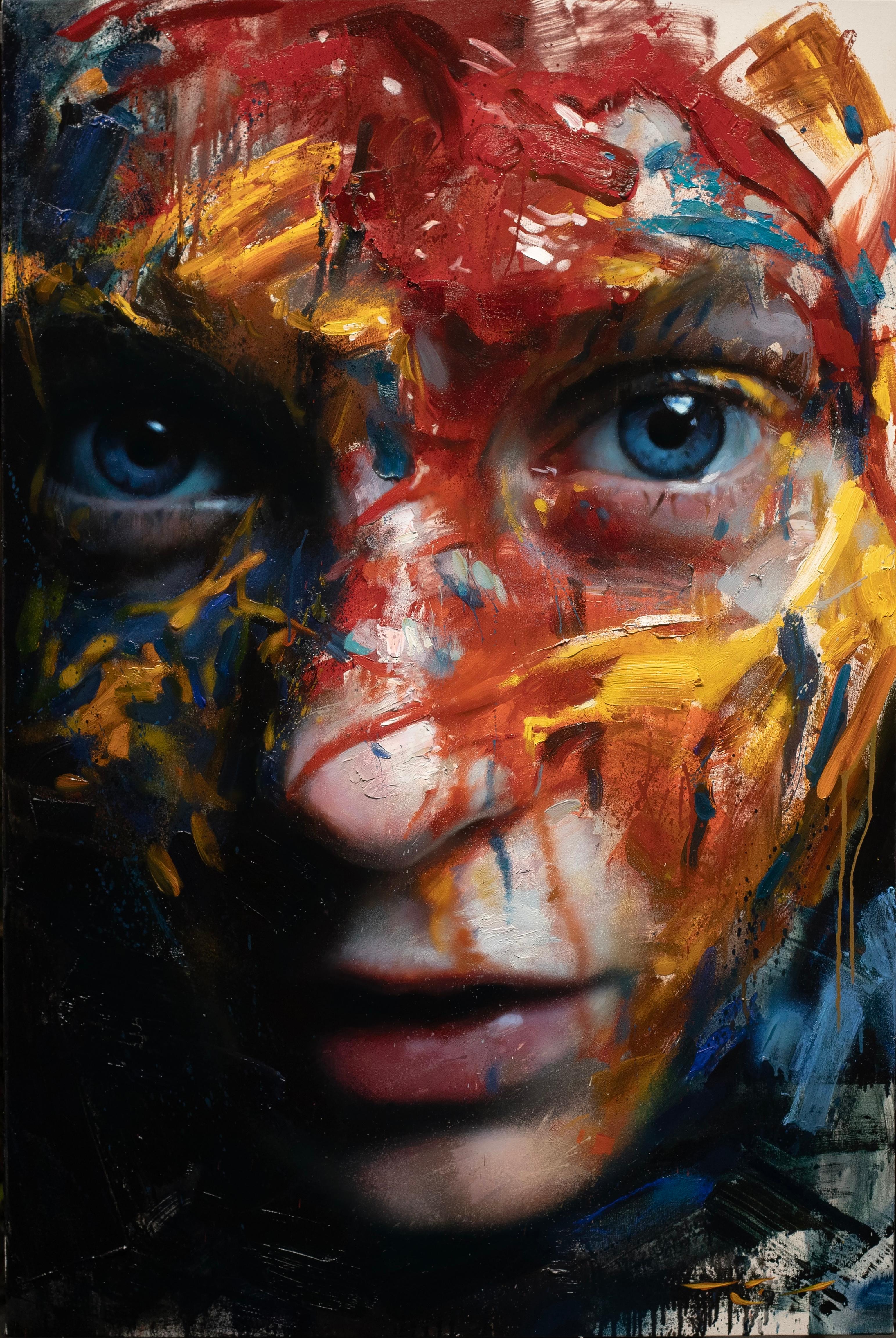 "Rebirth" Oil painting 60" x 40" inch by Casey Baugh

Medium: oil on linen

ABOUT THE ARTIST: 
Baugh's work can be described as narrative impressionistic realism. Specializing in oil paint and charcoal, he began painting at the age of 13 and began