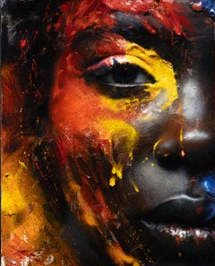 "Uprise" Pittura ad olio di 30" x 24" pollici di Casey Baugh