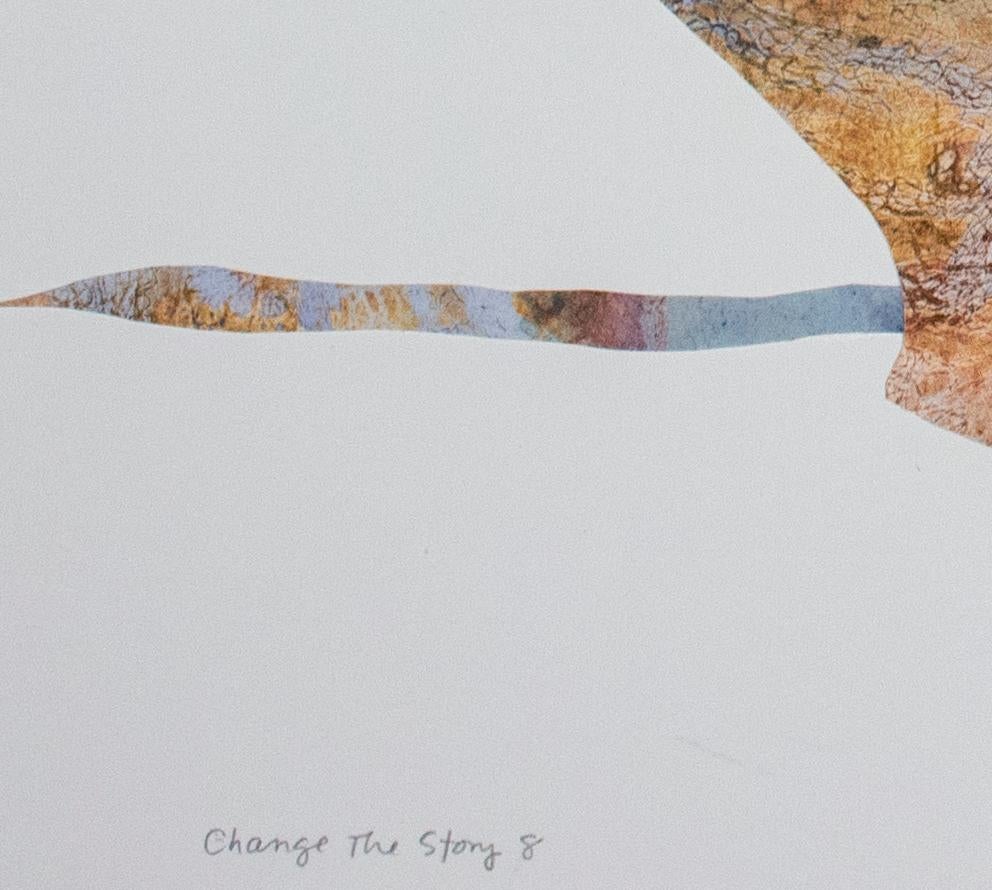 Cambia la storia 8, Monoprint originale firmato - Print Astratto di Casey Blanchard