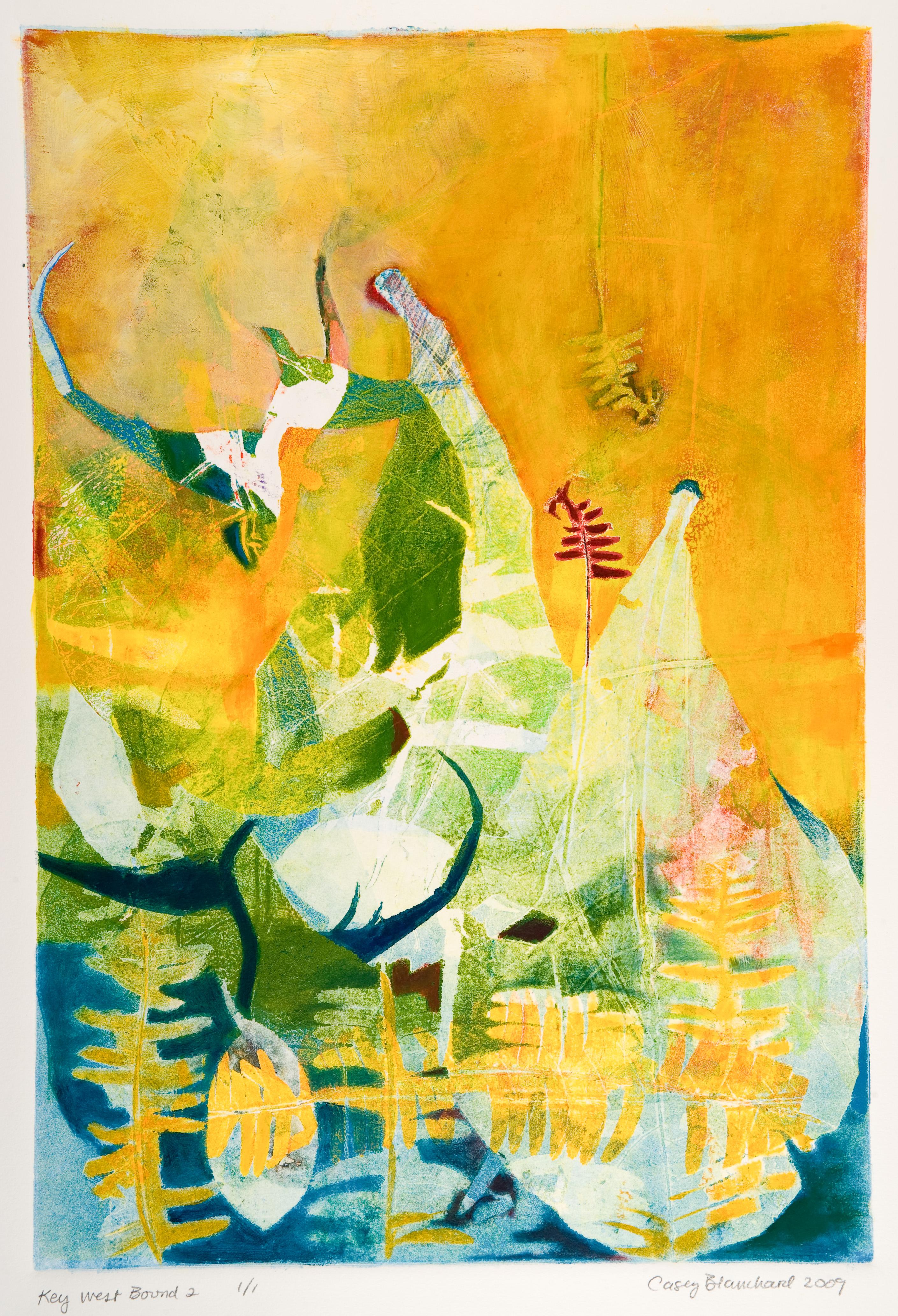 Casey Blanchard Abstract Print - Key West Bound 2