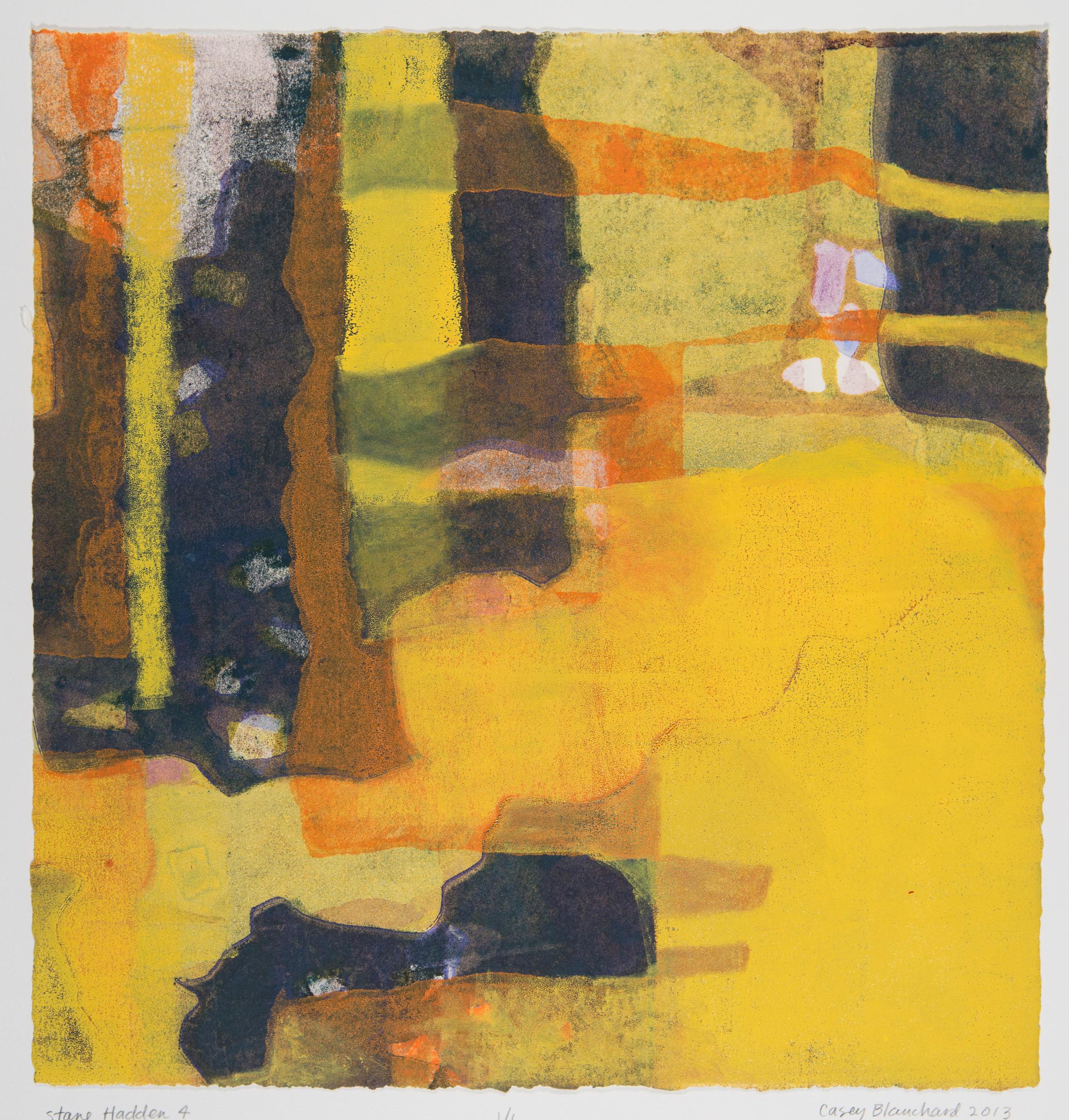 Casey Blanchard Abstract Print – 4 von Hadden, Hadden