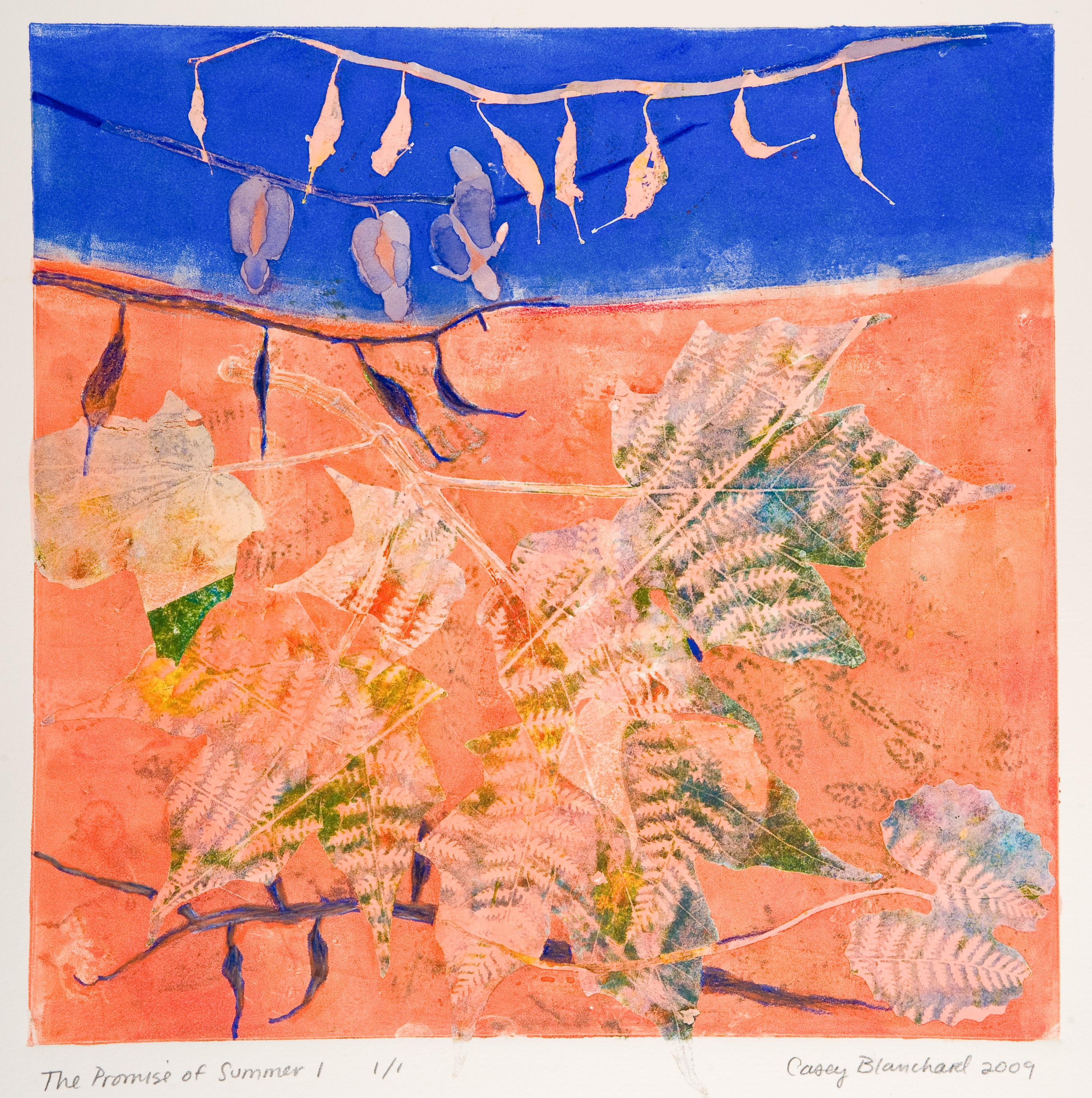 Casey Blanchard Abstract Print - The Promise of Summer 1