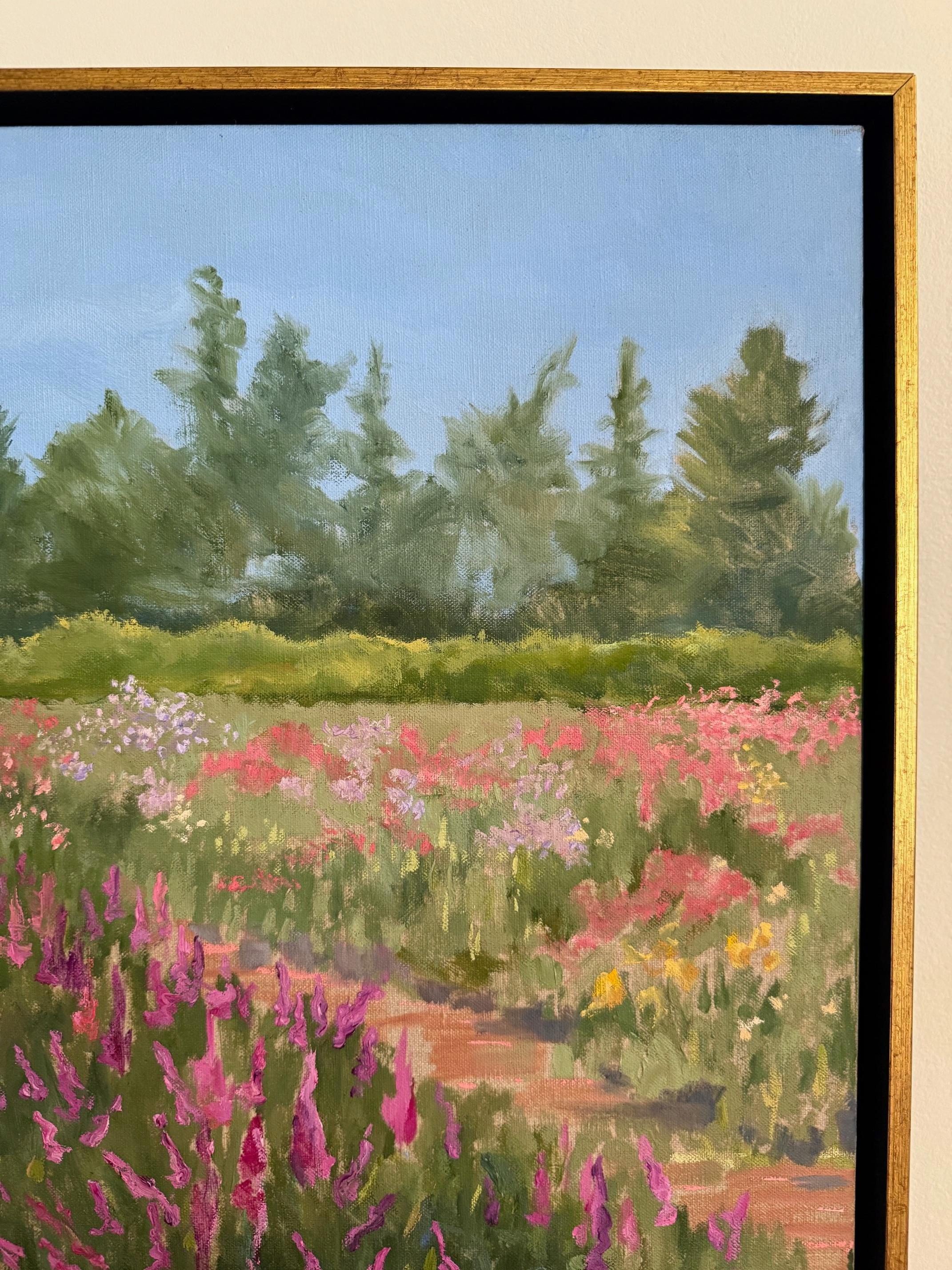 Blumenfeld – Painting von Casey Chalem Anderson