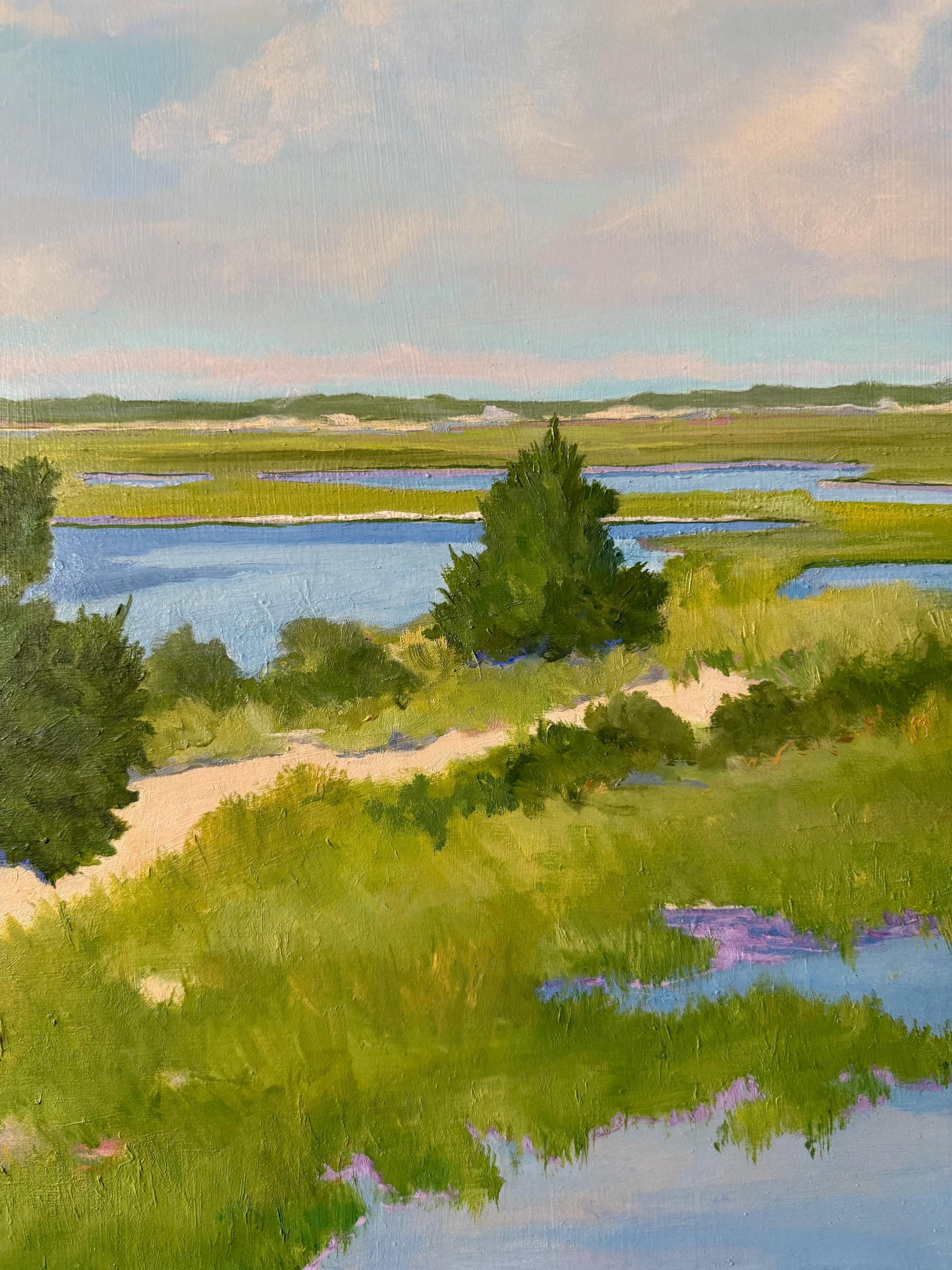 Vista dal ponte - Painting di Casey Chalem Anderson