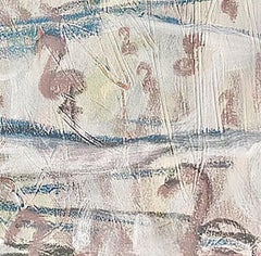 Abstract 'Flamingo Pond', Landscape Ink on Paper, by Casey Haugh