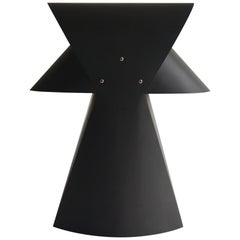 Contemporary "Folio" Steel Table Lamp in Black Oxide by Casey Lurie USA
