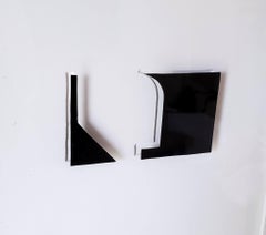 Imprints / Je suis moi-même : Hall. installation de sculpture abstraite murale d'art