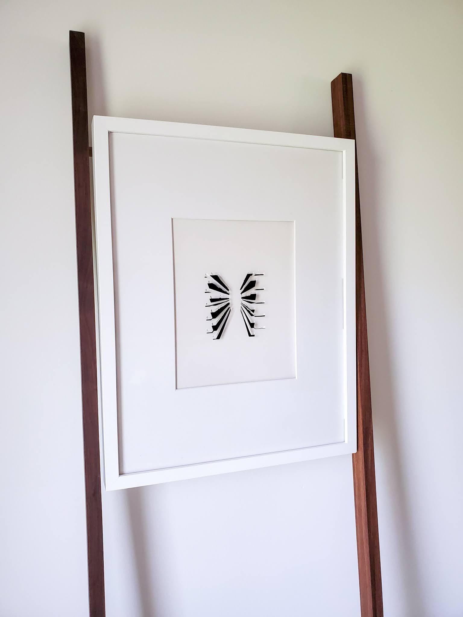 Imprints / I Am Yourself: Wood.  Art wall abstract sculpture installation - Contemporary Mixed Media Art by Casey Waterman
