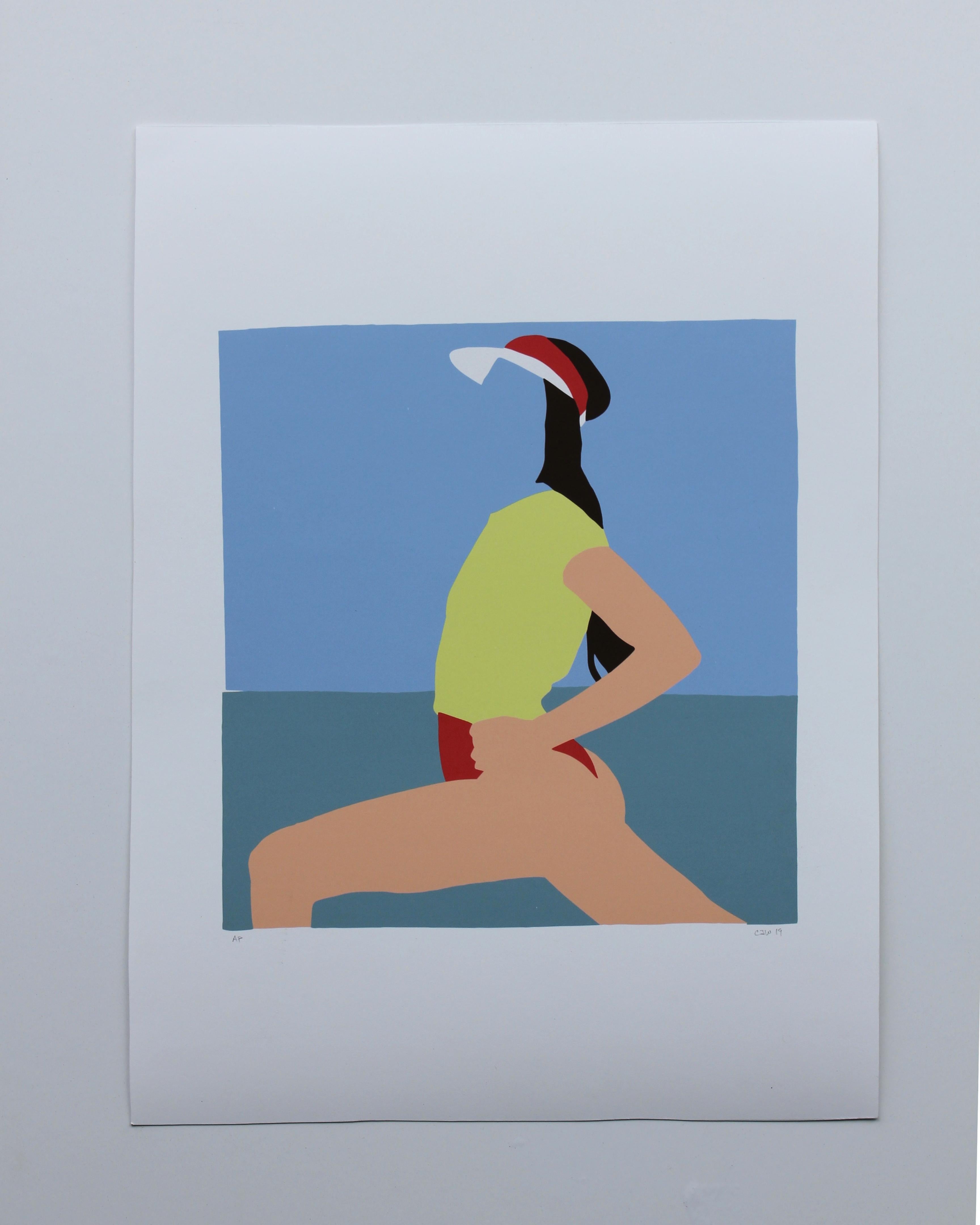 Tennis, From the Series “Why This Restlessness?” Limited edition print - Print by Casey Waterman