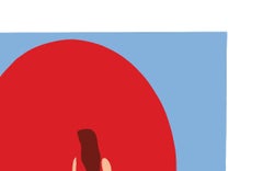 Roter Ball, Aus der Reihe "Warum diese Unruhe?". Limitierte Auflage Druck