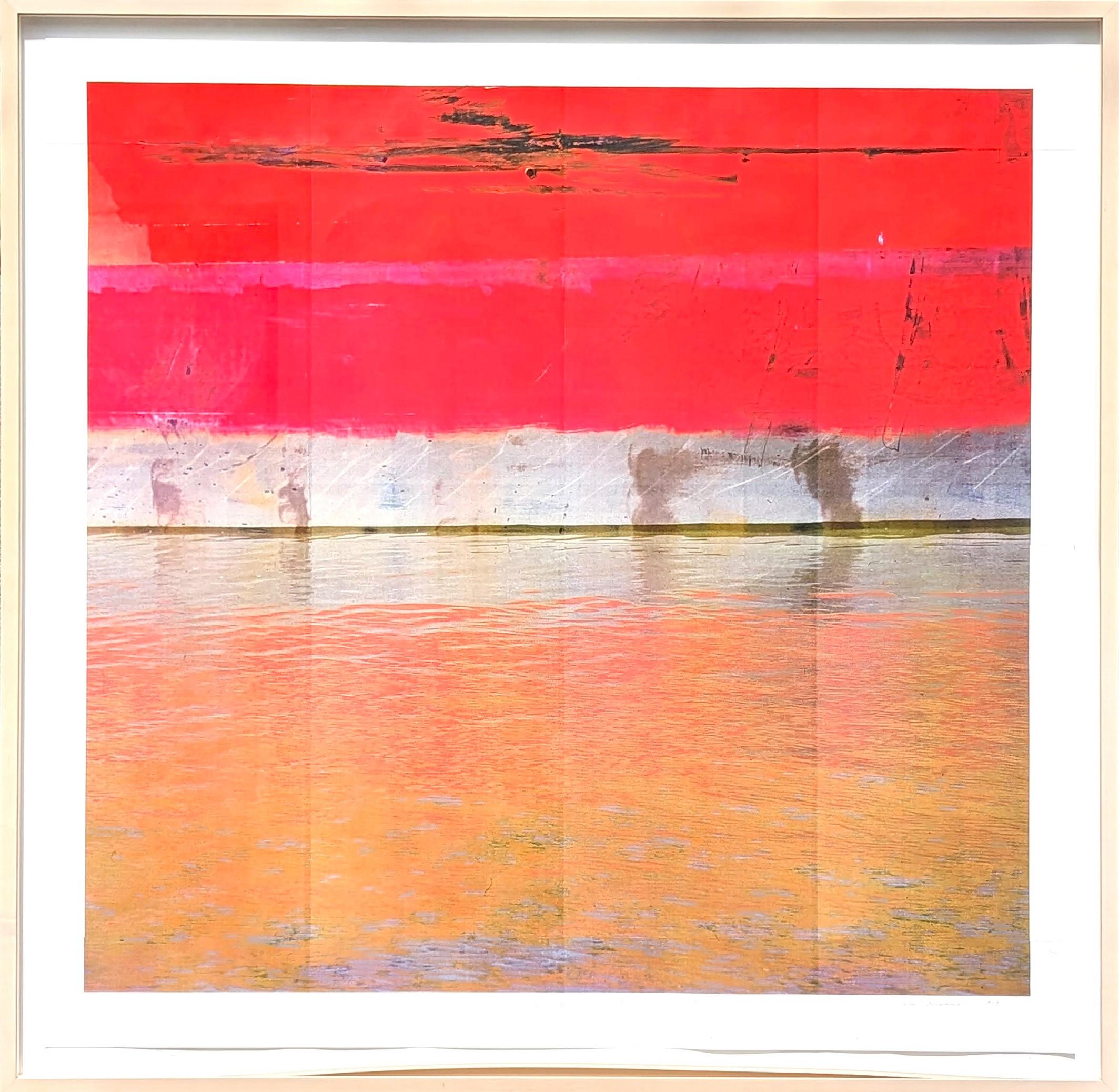 Casey Williams Abstract Photograph - "Cherry Valley 2" Contemporary Laser Print Photograph of Ship Channel Houston