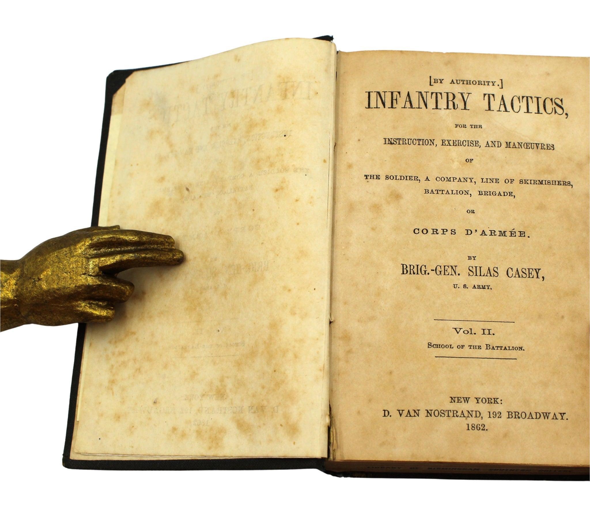 Tactiques militaires de Casey par Brig. Gén. Casey Silas, ensemble de trois volumes, 1862 en vente 4
