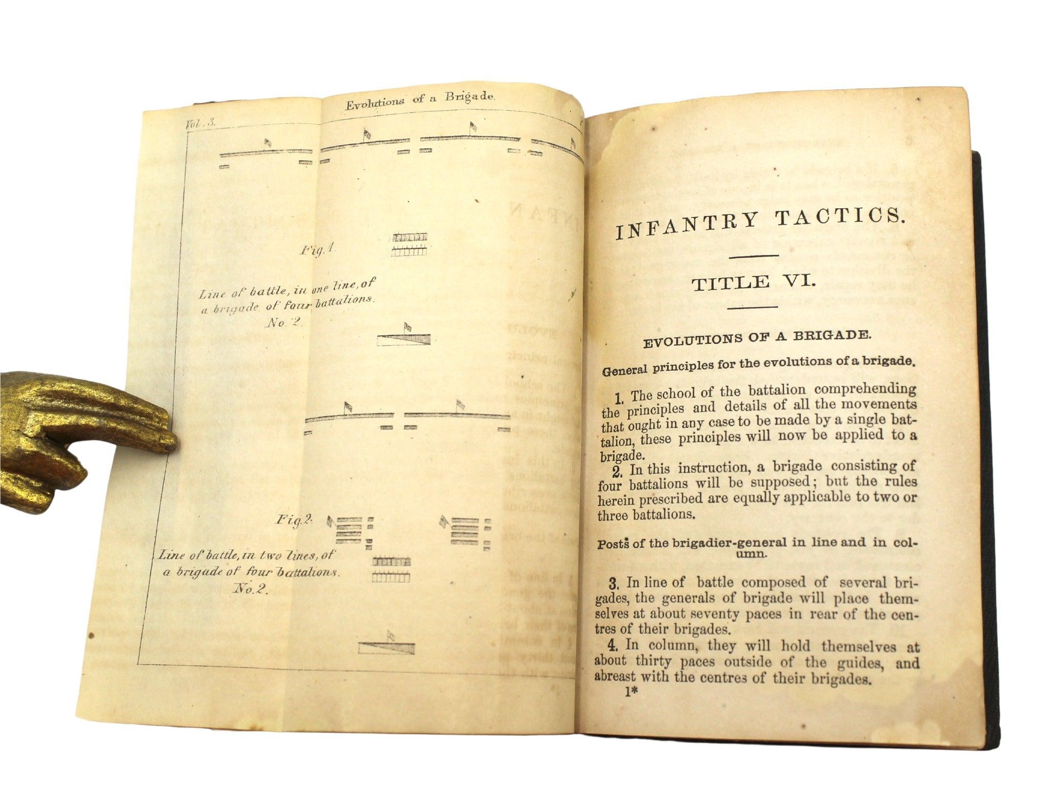 Tactiques militaires de Casey par Brig. Gén. Casey Silas, ensemble de trois volumes, 1862 en vente 11