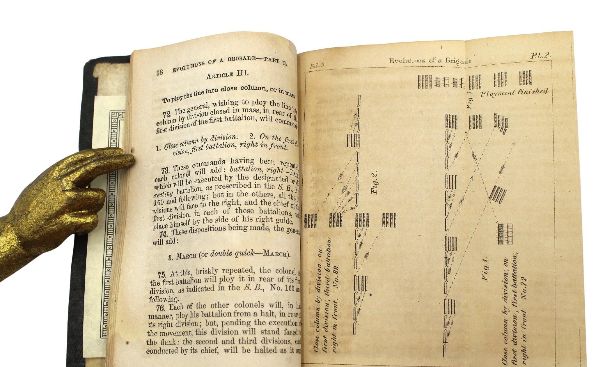 Tactiques militaires de Casey par Brig. Gén. Casey Silas, ensemble de trois volumes, 1862 en vente 12