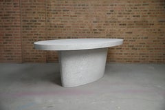 Cashi Dining Table in Resin, Stone Aggregate & Fiberglass by Zachary A. Design