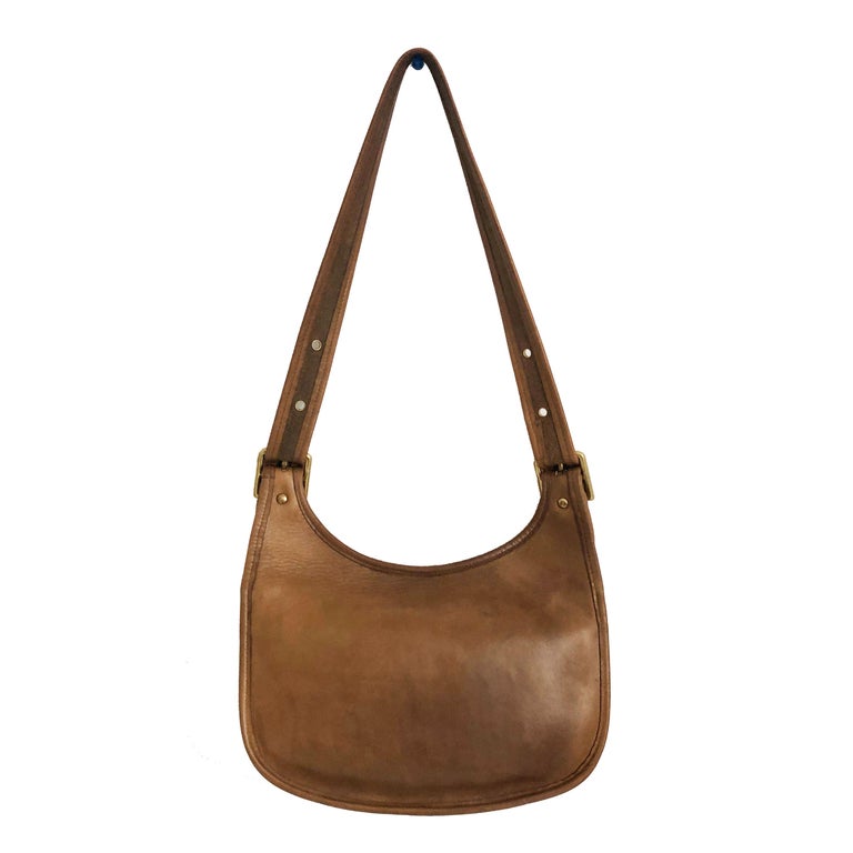 Cashin Coach Rare Pony Express Shoulder Bag Saddle Leather Vintage NYC