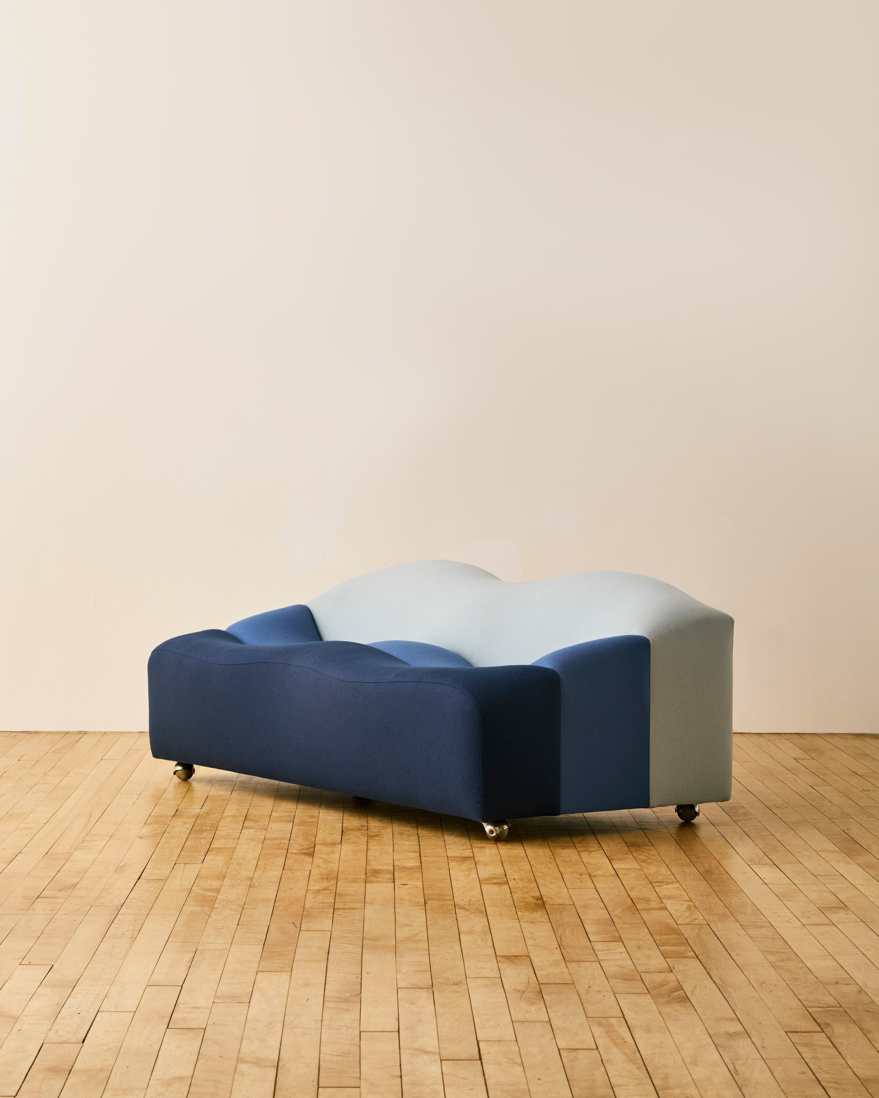 Néerlandais Cashmere 'ABCD' Two Seater Sofa by Pierre Paulin en vente